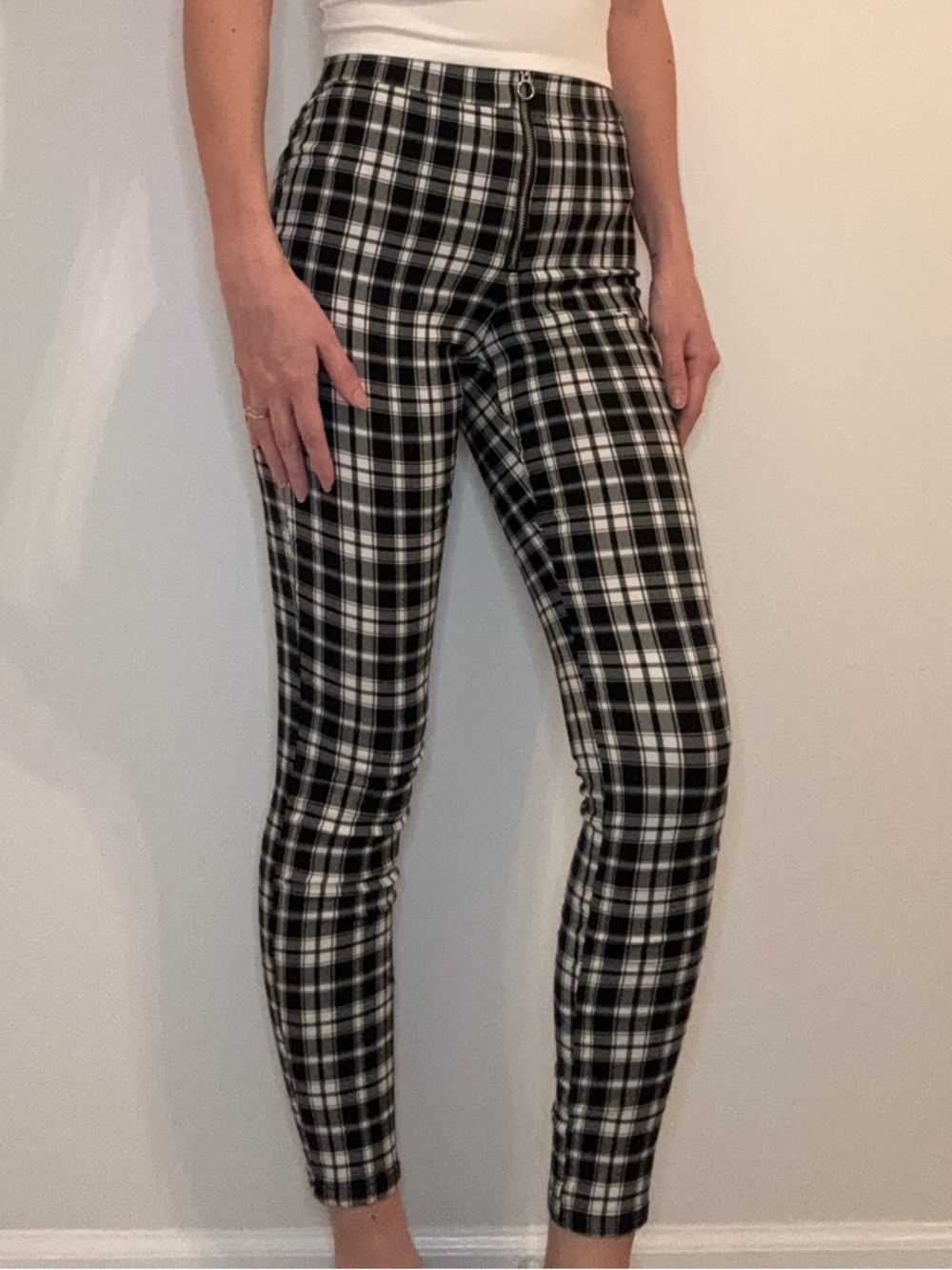 Highwaisted Plaid Leggings